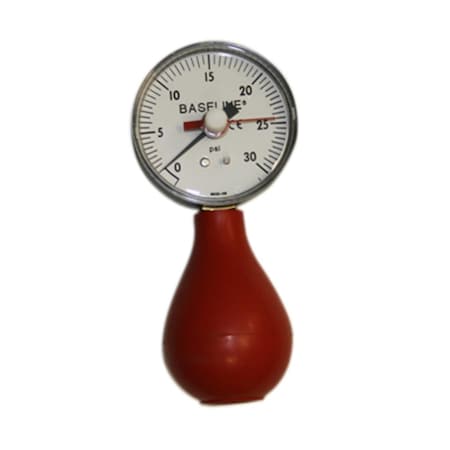 Fabrication Enterprises Fabrication Enterprises 12-0291 Baseline Dynamometer - Pneumatic Squeeze Bulb - 30 Psi Capacity; With Reset 12-0291